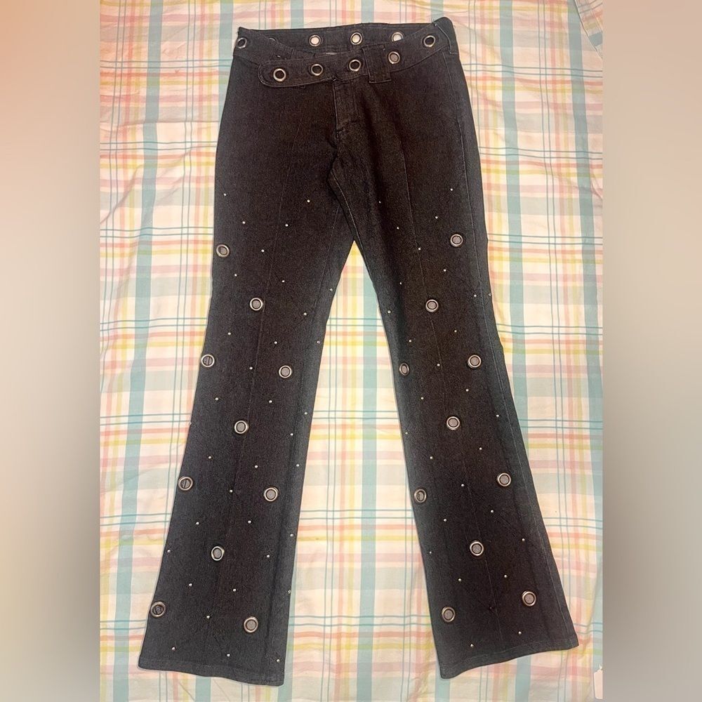 vintage designer 1980s black jordache jeans